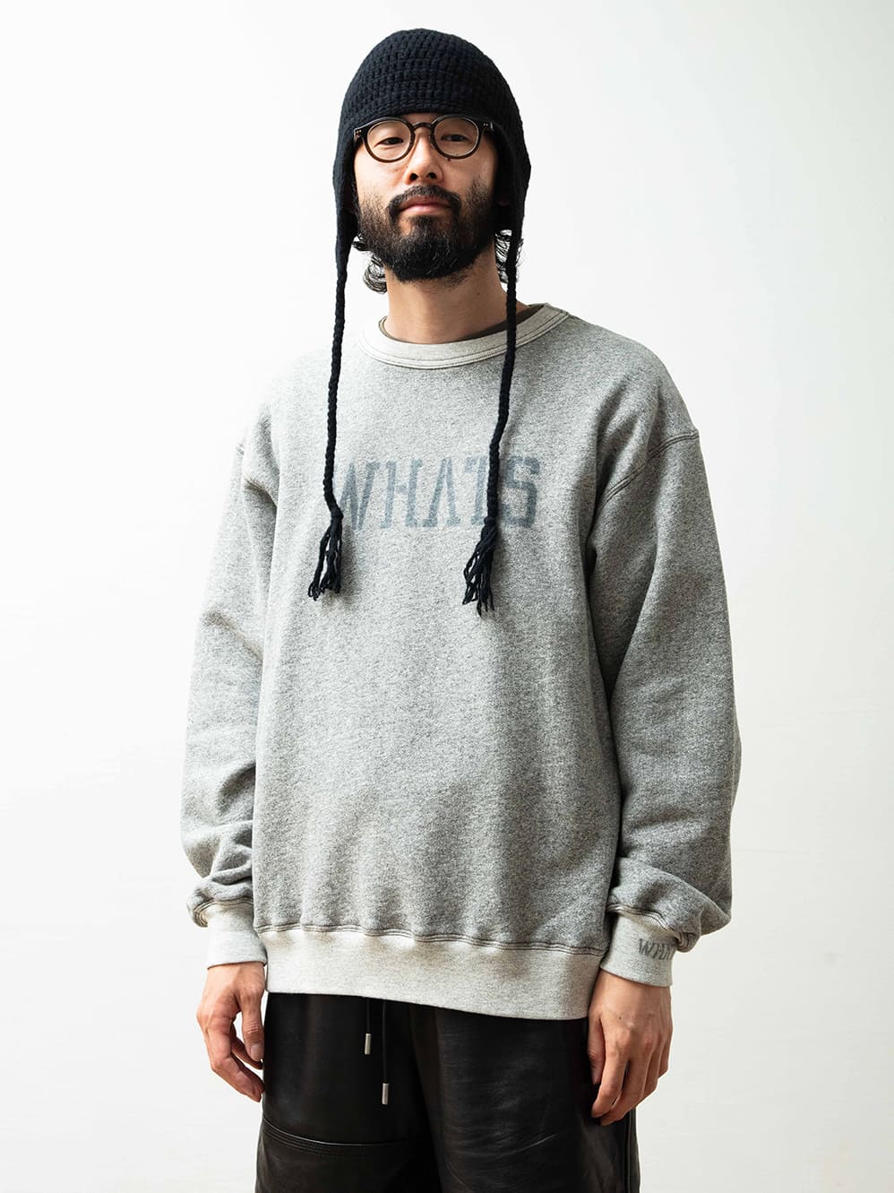 HEATHER SWEAT SHIRT STENCIL