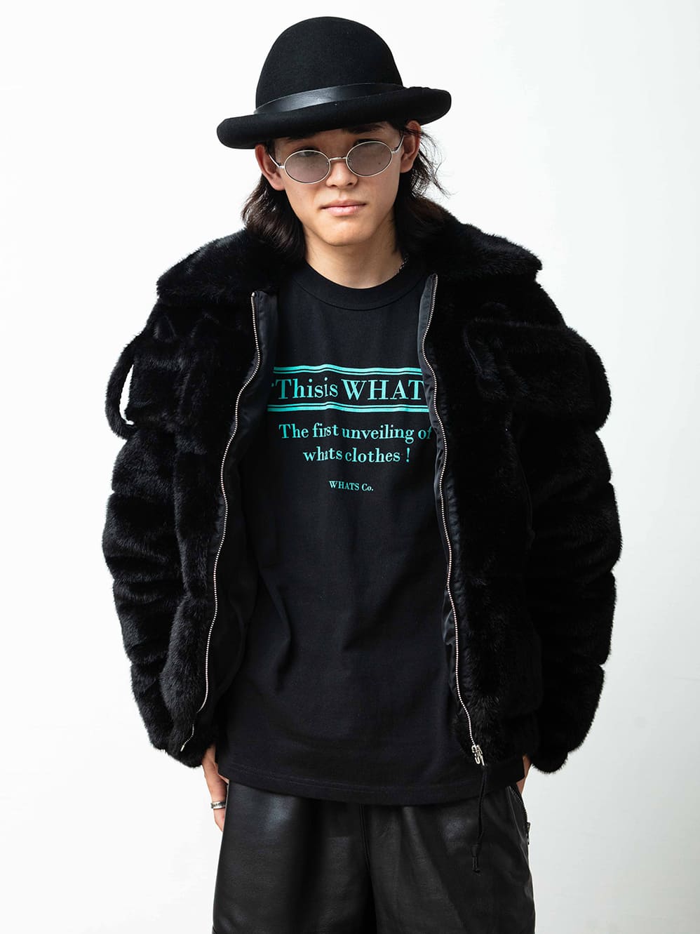 FAKE MINK FUR DOWN JACKET