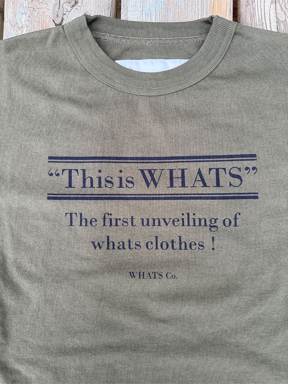 HEAVY WEIGHT TEE This is WHATS