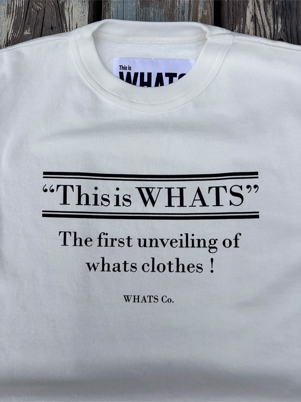 HEAVY WEIGHT TEE This is WHATS