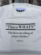HEAVY WEIGHT TEE This is WHATS