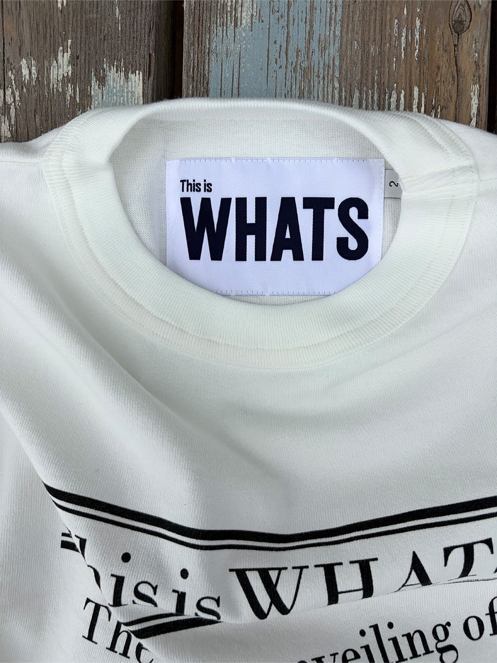 HEAVY WEIGHT TEE This is WHATS