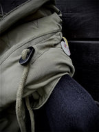 WOOL/CASHMIRE HOODED BALMACCAN COAT