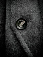 WOOL/CASHMIRE HOODED BALMACCAN COAT