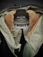 WOOL/CASHMIRE HOODED BALMACCAN COAT