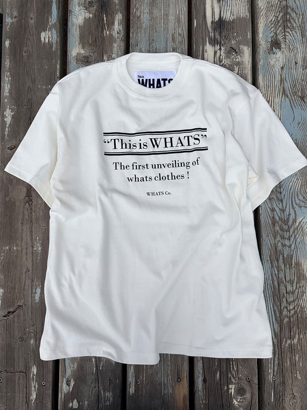 HEAVY WEIGHT TEE This is WHATS