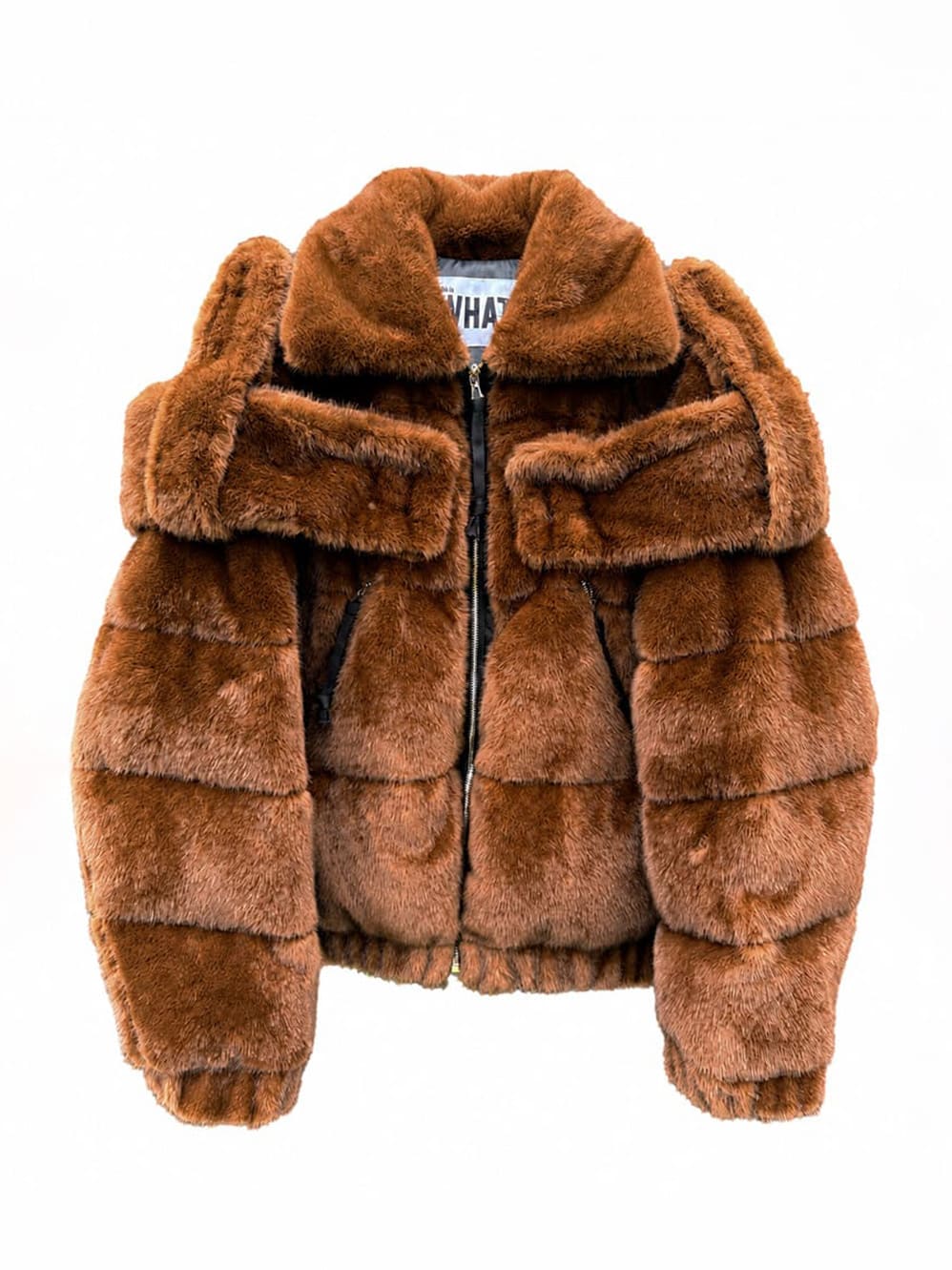 FAKE MINK FUR BONDAGE DOWN JACKET – This is WHATS