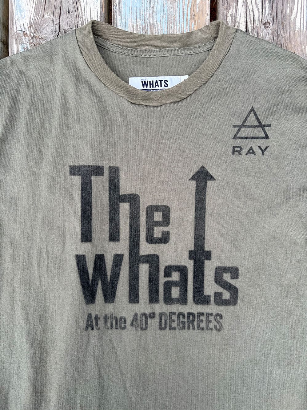 This is WHATS＆RAY　“THE WHO” INSPIRED TEE