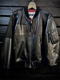 VARIOUS LEATHER MA-1 FRANKENSTEIN