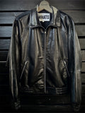 LEATHER TRACK JACKET