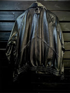 LEATHER TRACK JACKET