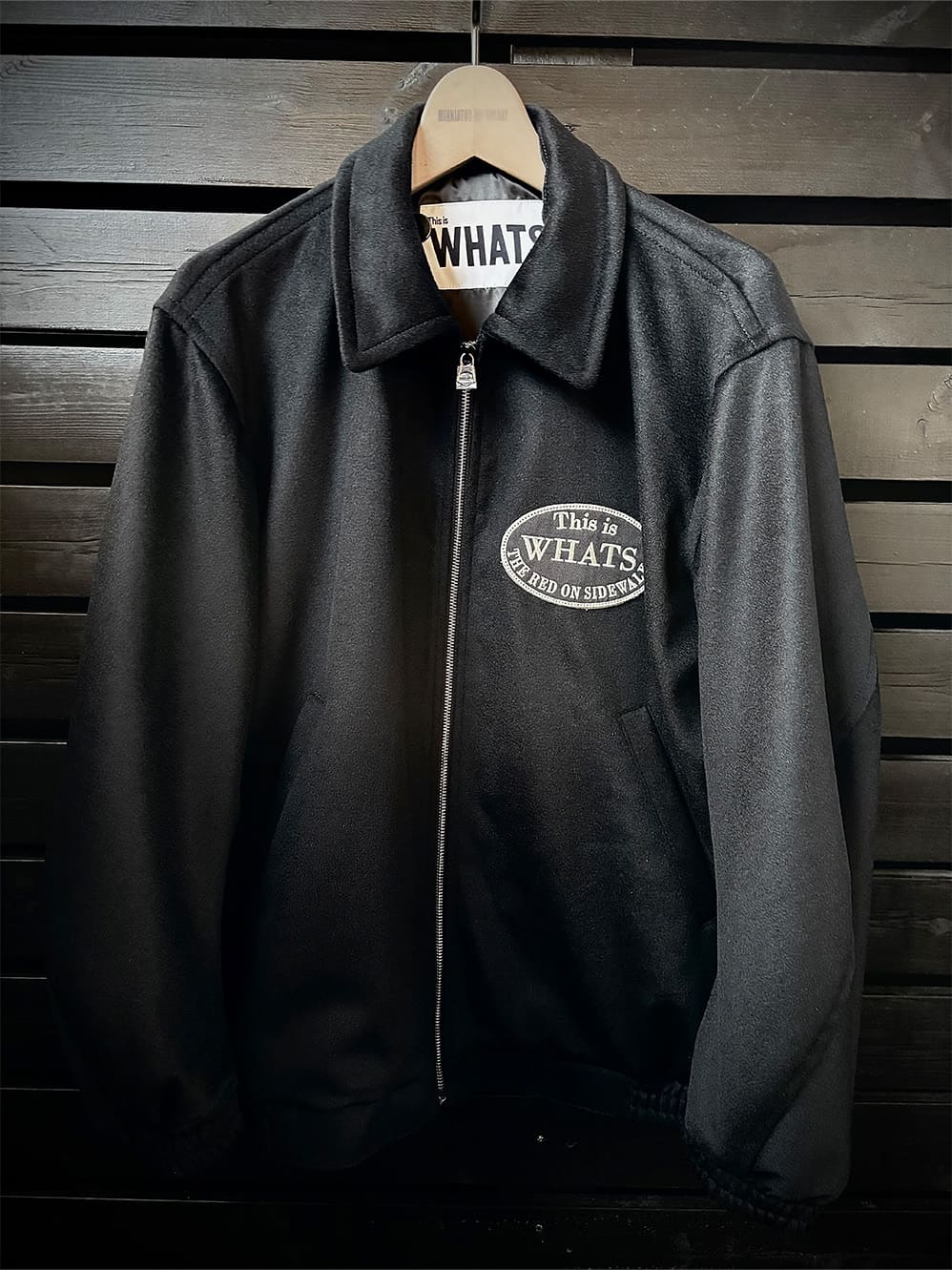 WOOL/CASHMIRE HOODED BLOUSON