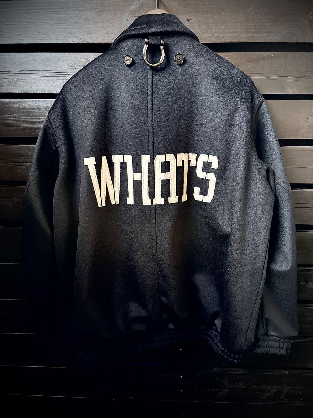 WOOL/CASHMIRE HOODED BLOUSON