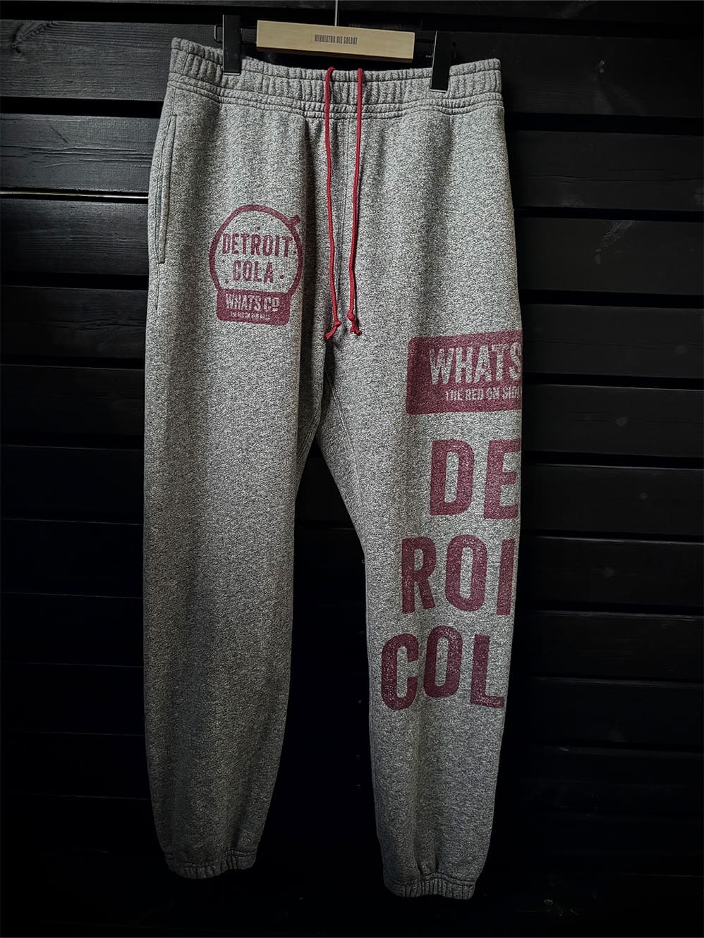 HEATHER SWEAT PANT DETROIT-COLA