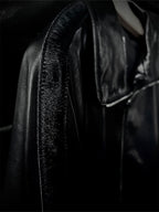 LEATHER TRACK JACKET