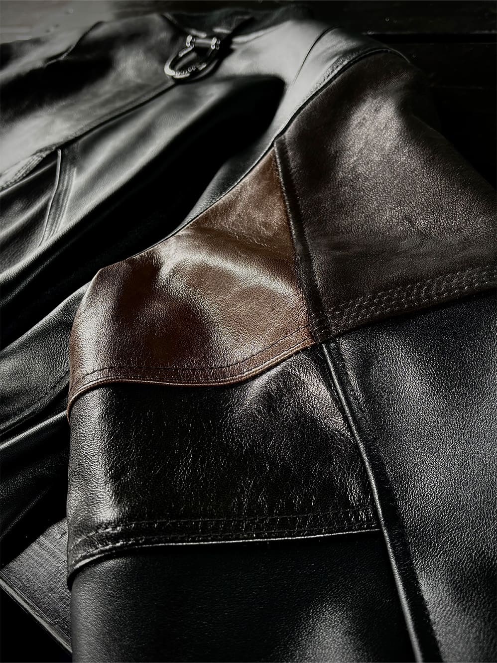 VARIOUS LEATHER MA-1 FRANKENSTEIN