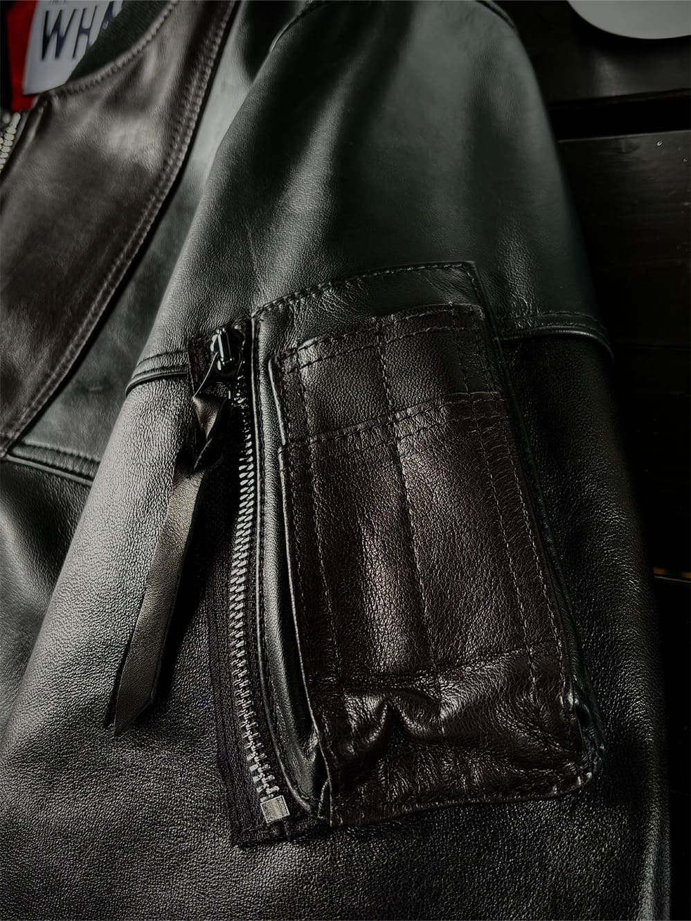 VARIOUS LEATHER MA-1 FRANKENSTEIN