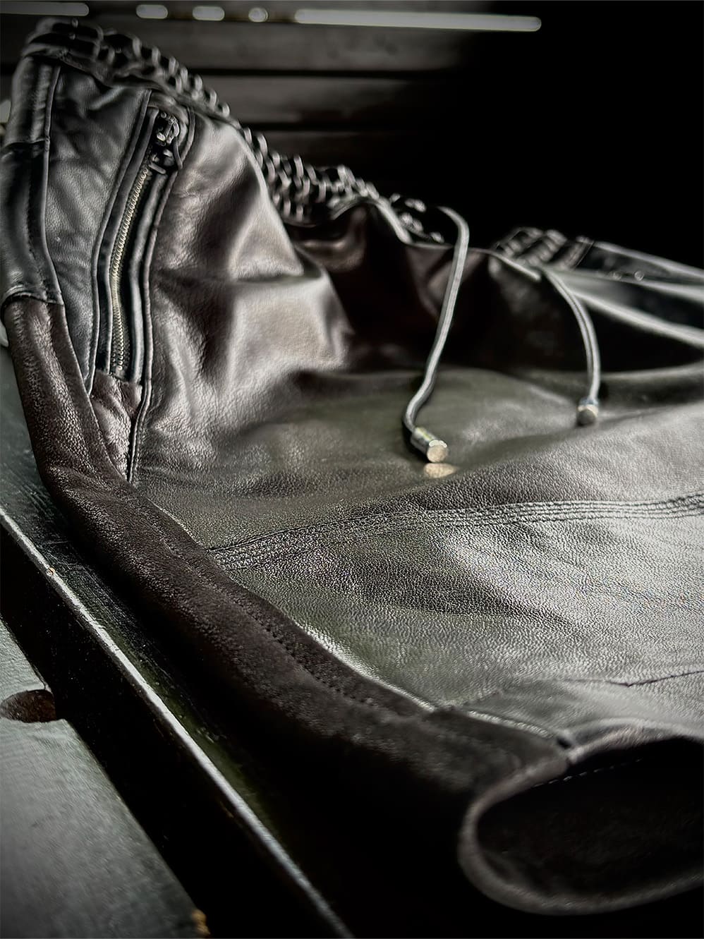 VARIOUS LEATHER SHORTS FRANKENSTEIN