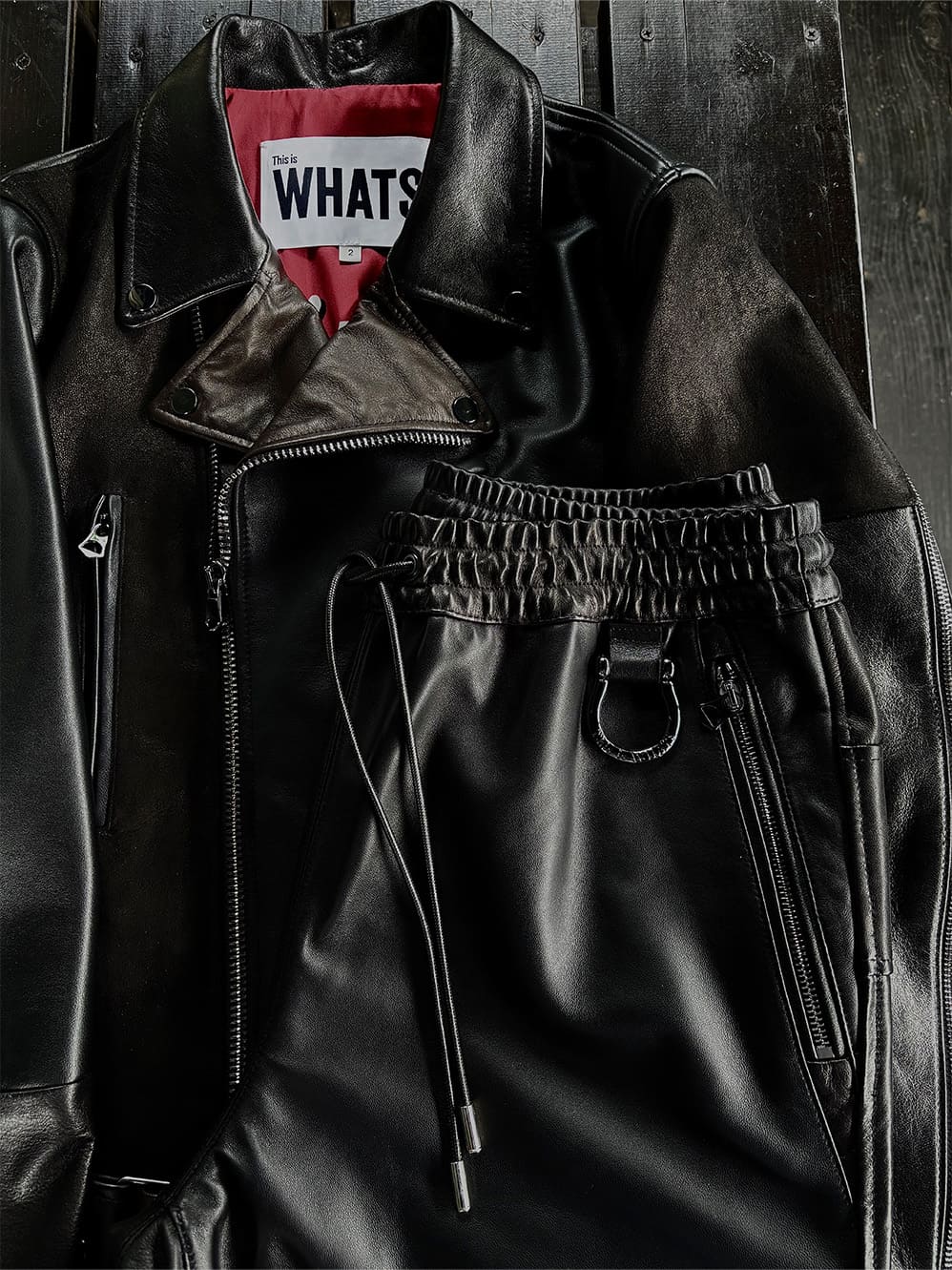 VARIOUS LEATHER DOUBLE RIDERS FRANKENSTEIN