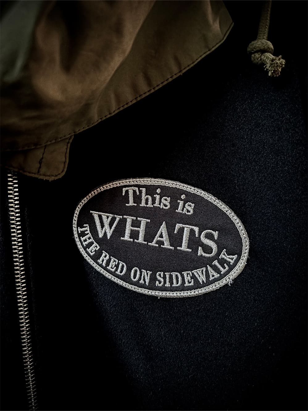 WOOL/CASHMIRE HOODED BLOUSON