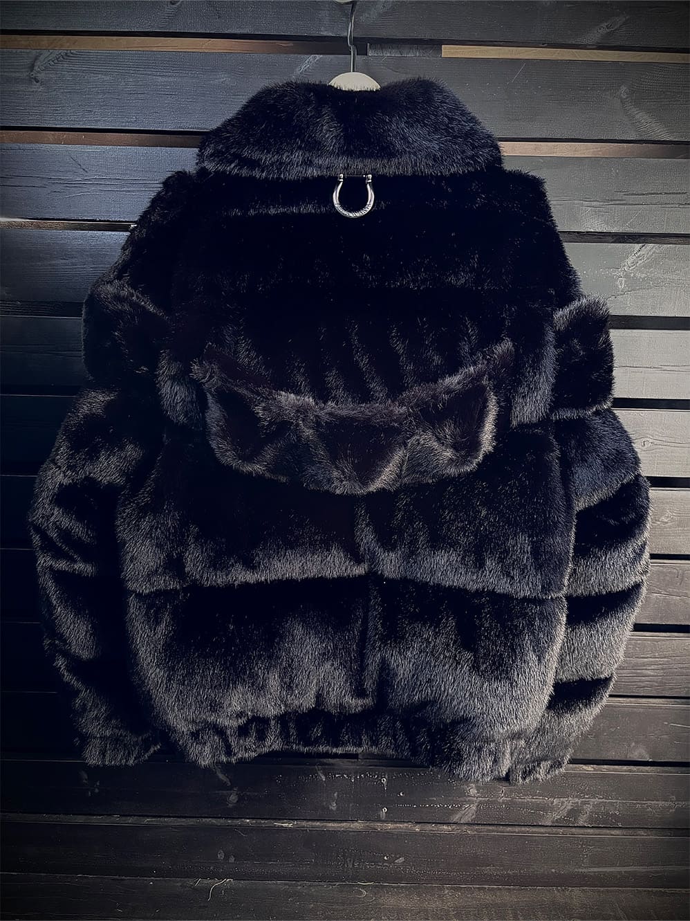 FAKE MINK FUR DOWN JACKET