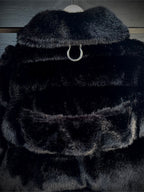FAKE MINK FUR DOWN JACKET