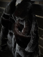 FAKE MINK FUR DOWN JACKET