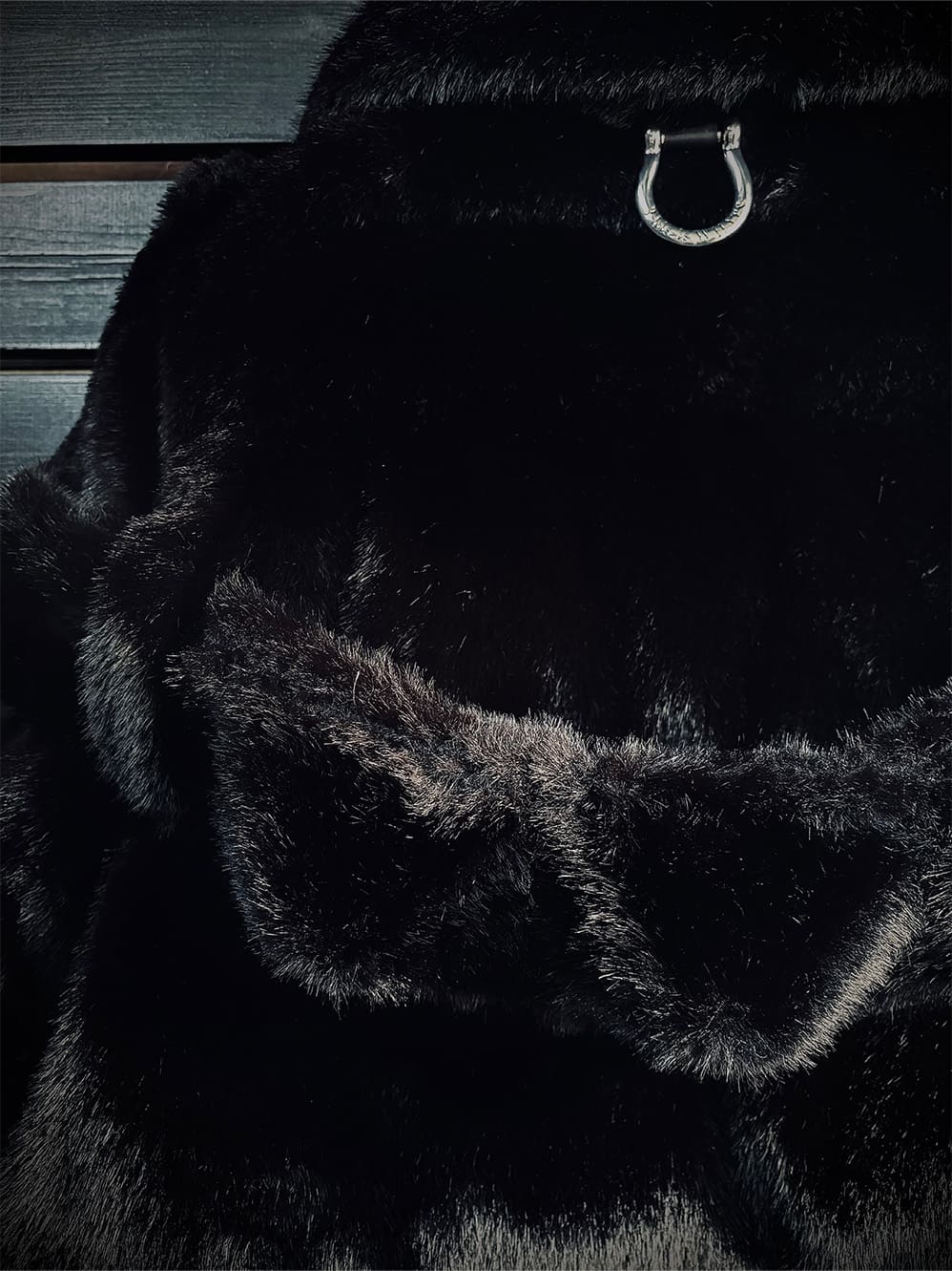 FAKE MINK FUR DOWN JACKET