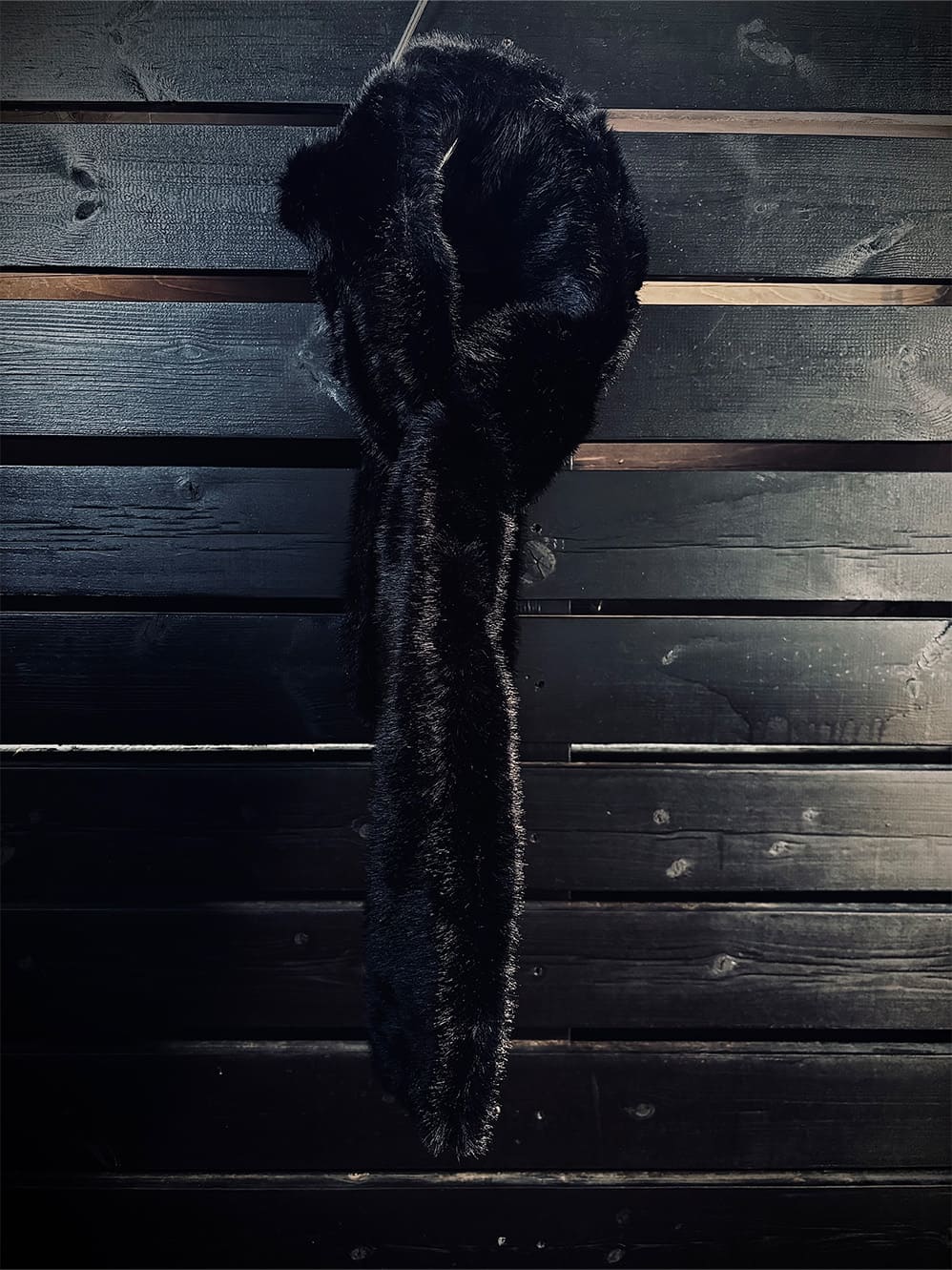 FAKE MINK FUR DOWN JACKET