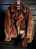 FAKE MINK FUR DOUBLE RIDERS