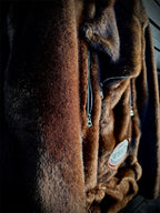 FAKE MINK FUR DOUBLE RIDERS