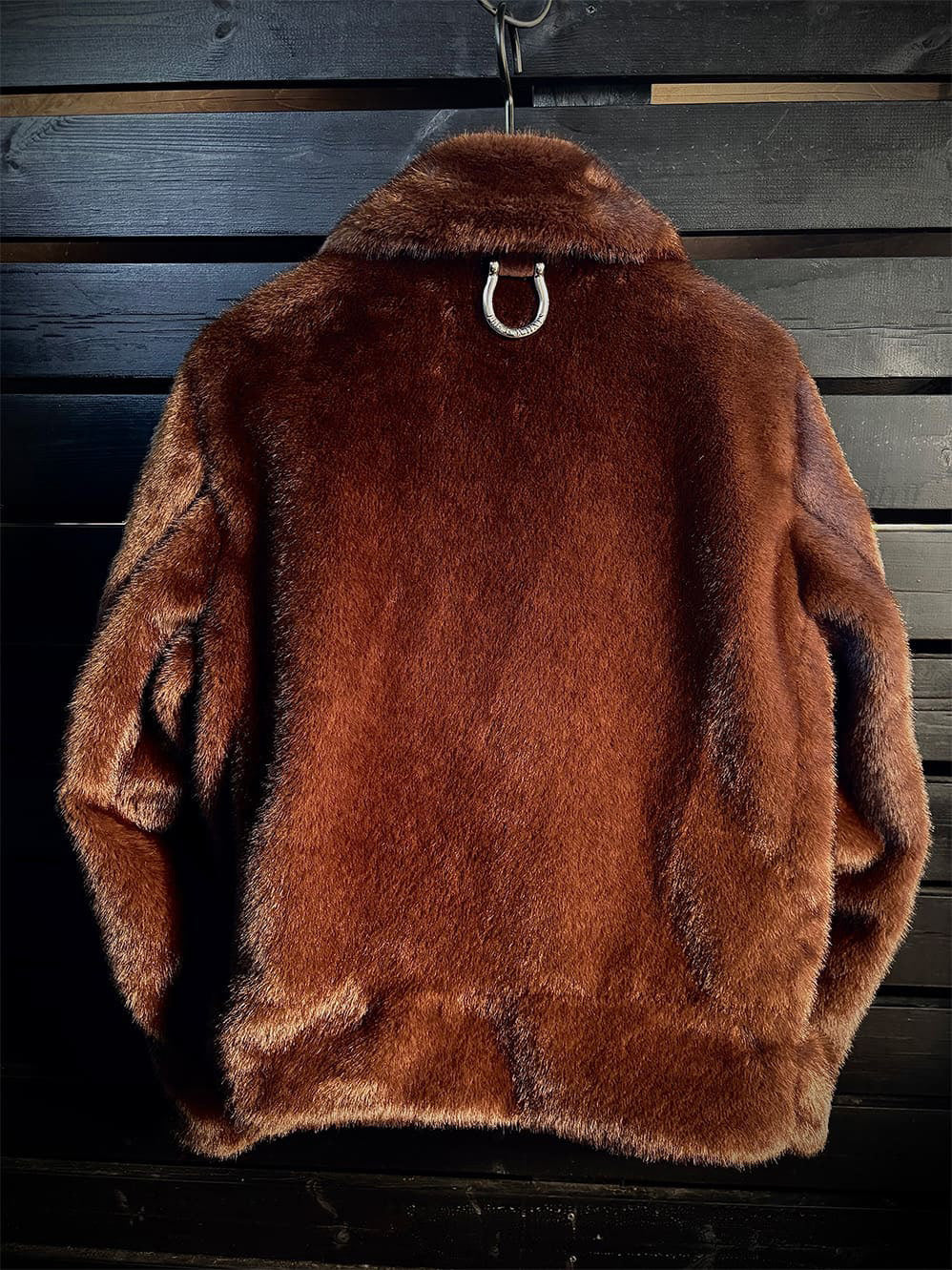 FAKE MINK FUR DOUBLE RIDERS