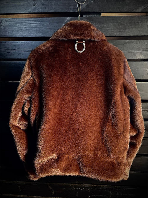 FAKE MINK FUR DOUBLE RIDERS