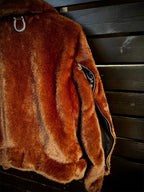 FAKE MINK FUR DOUBLE RIDERS