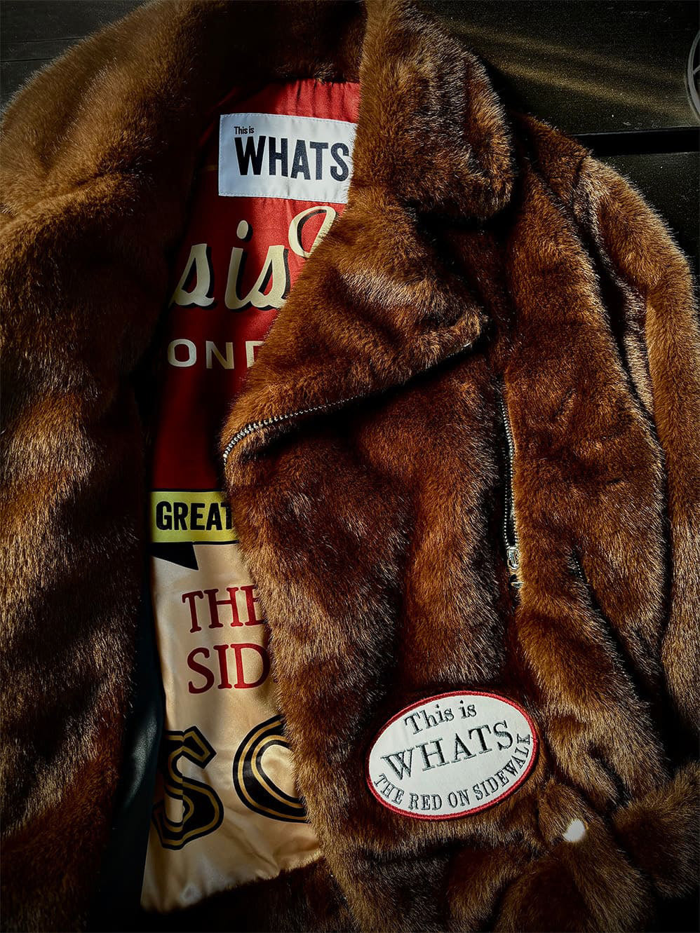 FAKE MINK FUR DOUBLE RIDERS
