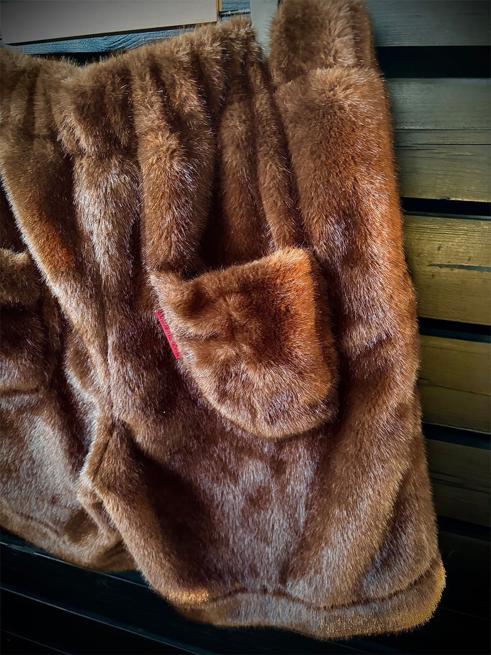 FAKE MINK FUR SHORTS