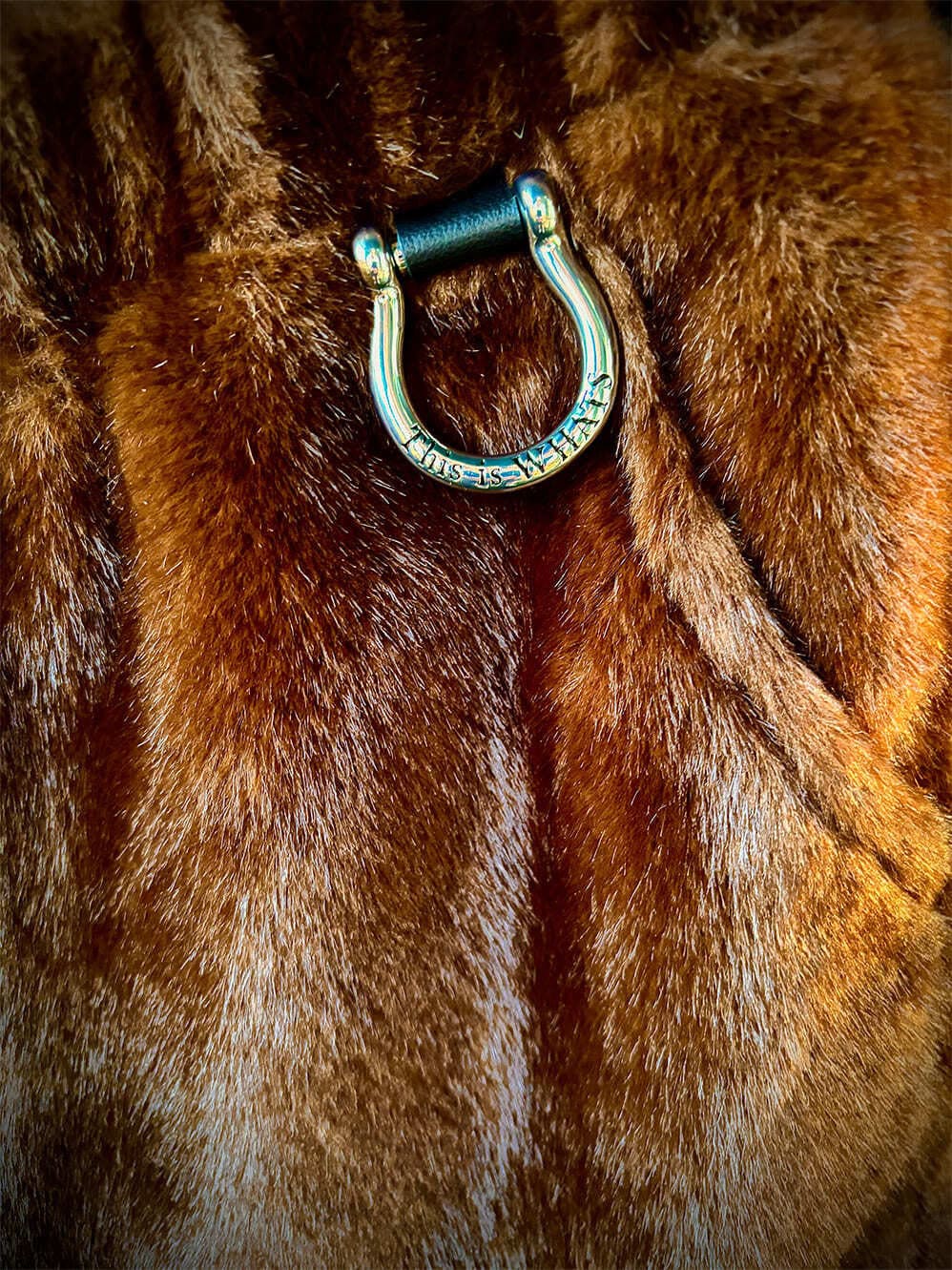 FAKE MINK FUR SHORTS