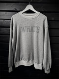 HEATHER SWEAT SHIRT STENCIL