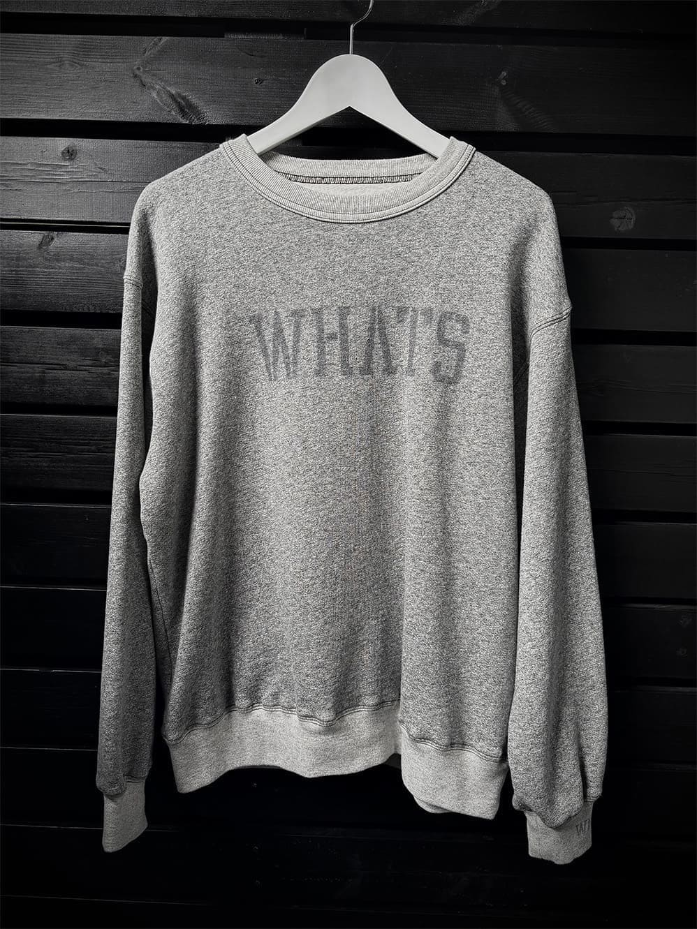 HEATHER SWEAT SHIRT STENCIL