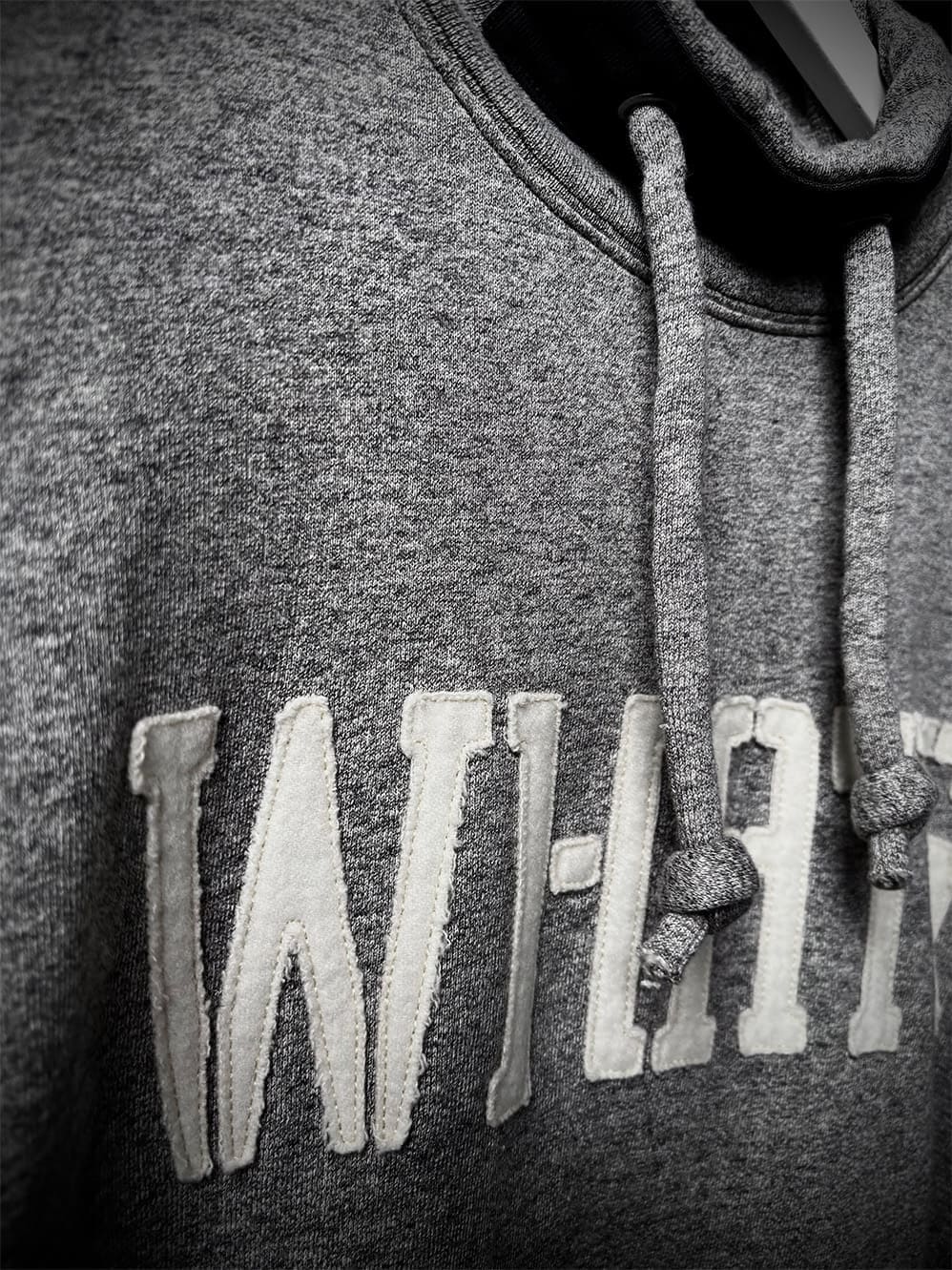 HEATHER MOCK-NECK SWEAT STENCIL