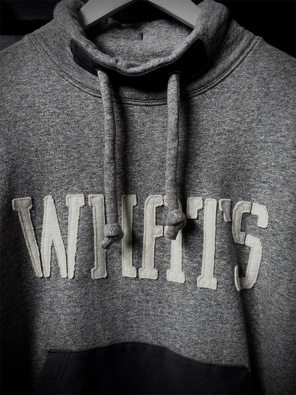 HEATHER MOCK-NECK SWEAT STENCIL