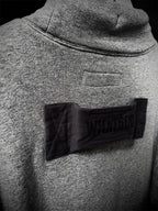 HEATHER MOCK-NECK SWEAT STENCIL