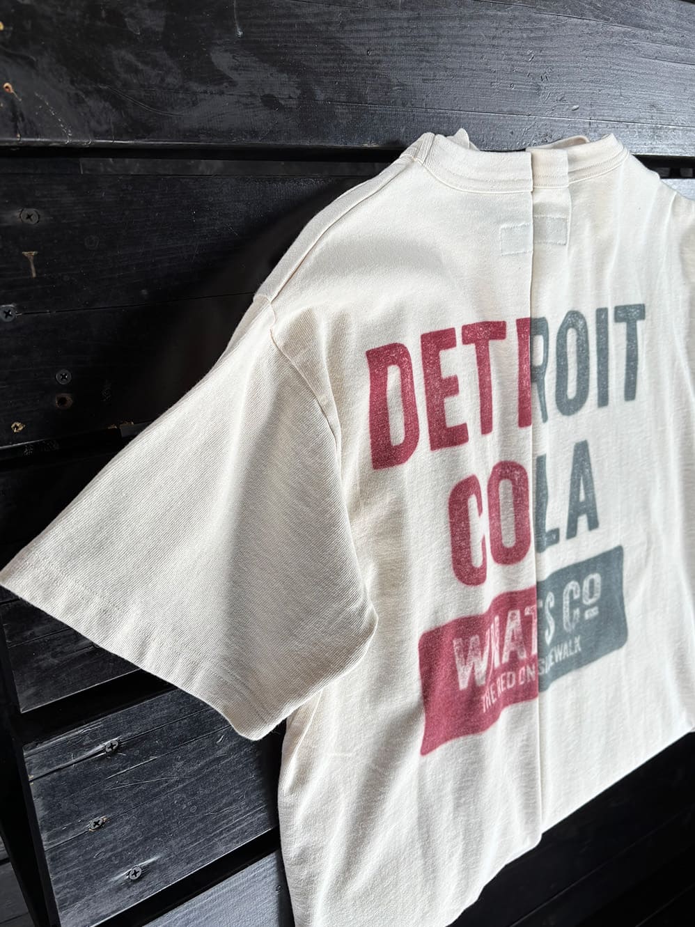 NATURAL SS- TEE DETROIT-COLA
