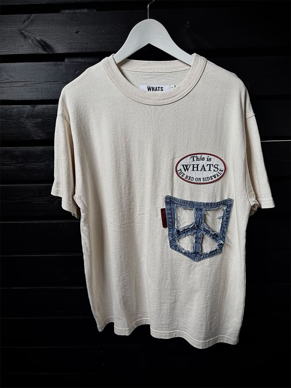 NATURAL SS-POCKET TEE