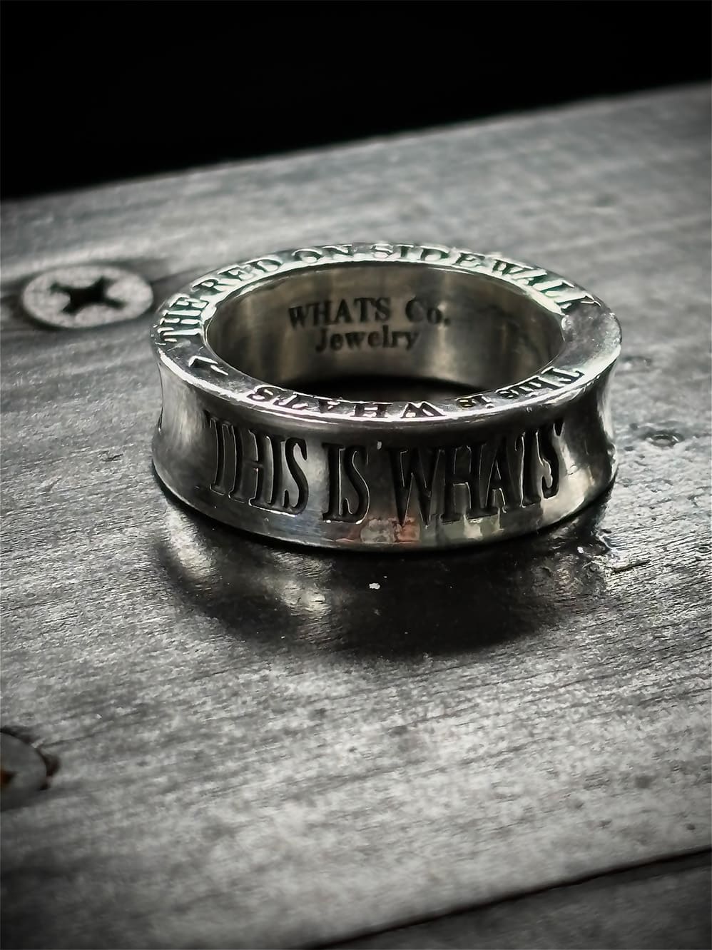 MOON RIVER SILVER RING