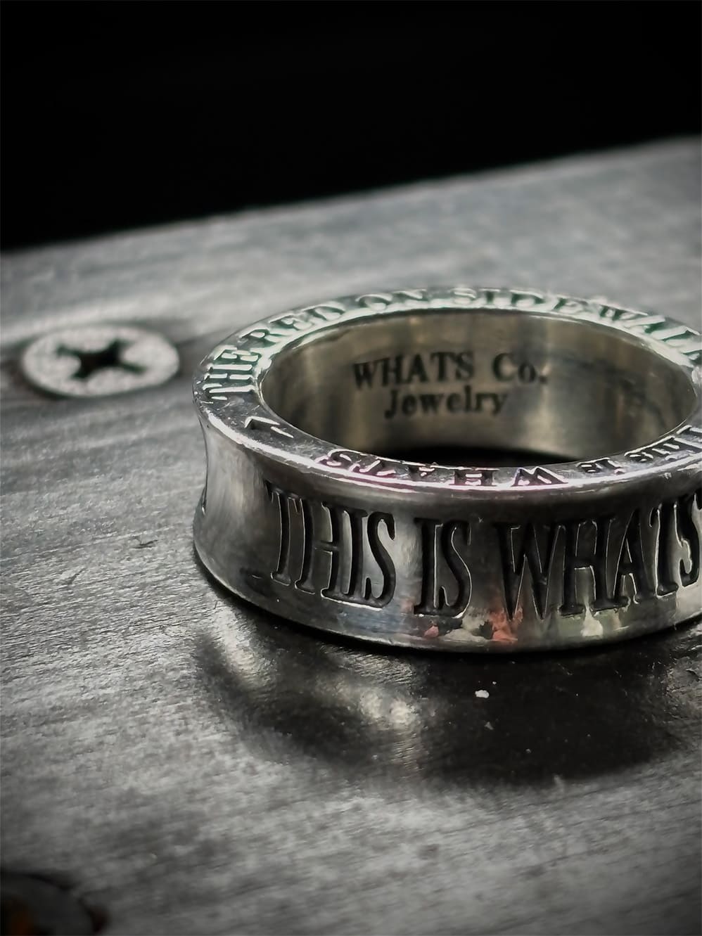 MOON RIVER SILVER RING