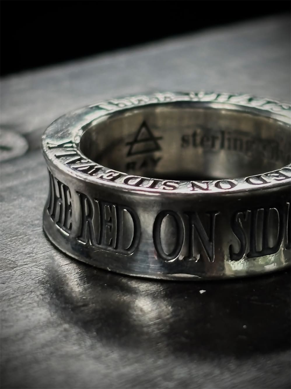 MOON RIVER SILVER RING