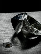 PYRAMID SILVER RING