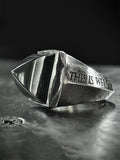 PYRAMID SILVER RING
