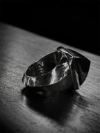 PYRAMID SILVER RING